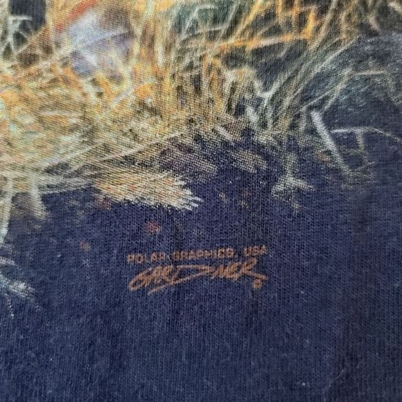 Polar Graphics Gardner Collection Running Wild Horses Tshirt in Navy Size 2XL - Picture 7 of 8